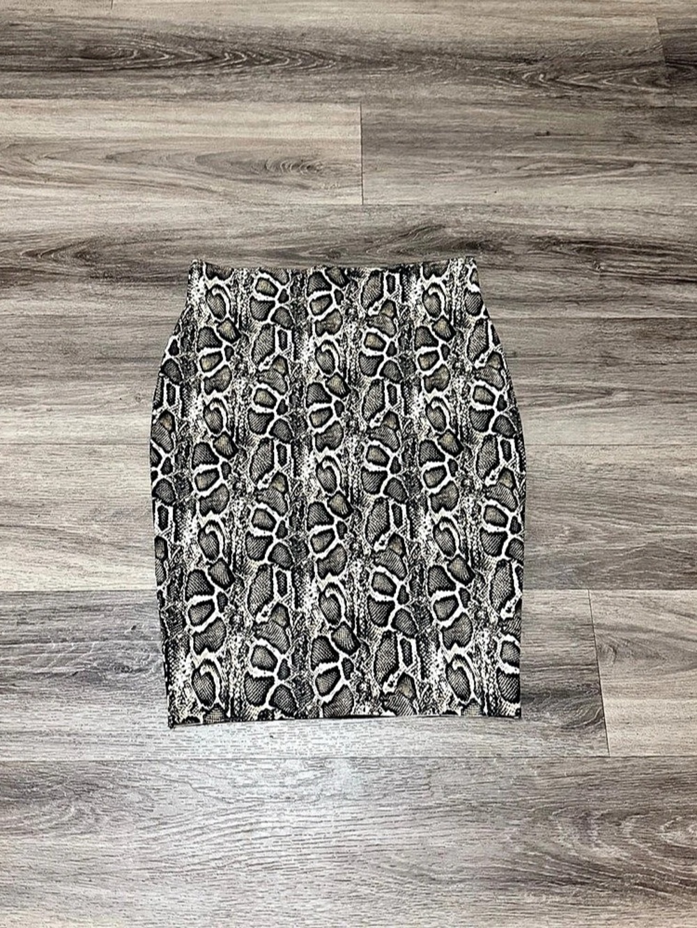 Shinestar Snakeskin Mini Skirt
